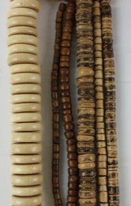 Holzperlenset Paket 4 - Kokosnussholz min. 600 Stück DIY - Bild 1 von 1