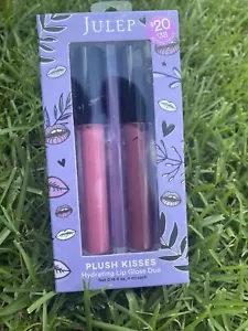 Julep Hydrating Plush Kisses Lip Gloss Duo New Sealed Box $38 Value Fast Ship - Picture 1 of 1