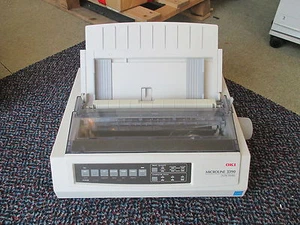 OKI Microline 3390 24-Pin Dot Matrix Impact Printer GE7200B USB Drucker POS LPT - Bild 1 von 4