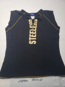 NFL Pittsburgh Steelers Sleeveless Grey Shirt Size Women's XL - Picture 1 of 2