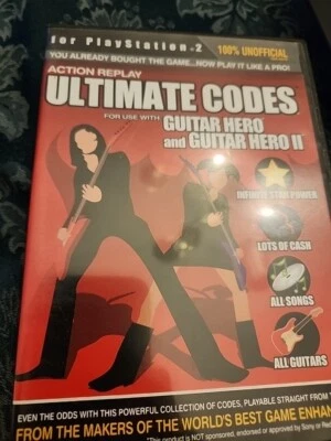 Action Replay Ultimate Codes: Guitar Hero and Guitar Hero II (PS2) - Image 1 of 3