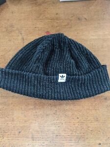 Wool Black Adidas Fishermans Beanie Hat