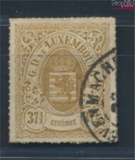 Luxembourg 22 oblitéré 1865 Crest (8641185