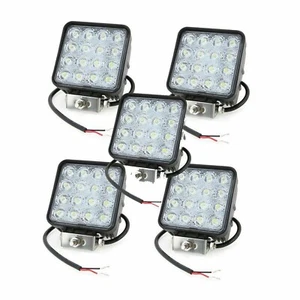 5X 48W LED LUCE FARO 12V LAMPADA DA LAVORO FARETTO AUTO BARCA CAMION KLW SUV - Foto 1 di 1