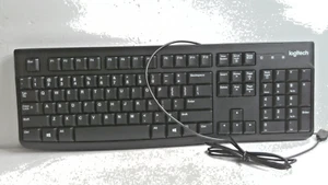 Brand New Logitech MK120 Wired Keyboard-  Missing Mouse G15 - Afbeelding 1 van 3