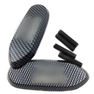 Placas base con bloqueo de espejo para Suzuki GSXR 600 750 1000 GSX-R 2006-2008 carbono - Imagen 1 de 5