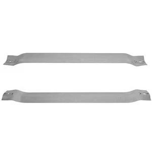 1973~1975 Chevy Nova Fuel Gas Tank Lower Straps Pair Zinc Plated Dynacorn T28J - Picture 1 of 1