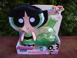 Cartoon Network Power Puff Girls Buttercup Puff Out Plush Doll- Spin Master NEW - Picture 1 of 11