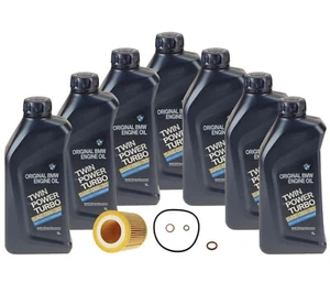 Genuine 0W-30 7 Liter Oil Change Kit For BMW F80 M3 F82 F83 M4 15-16 - Picture 1 of 1
