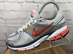 Nike Span 6 Damen-Laufschuhe (344553-181) weiß-orange Größe 6  - Bild 1 von 10