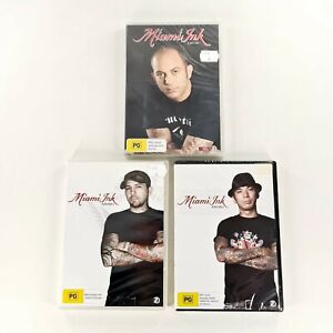 Miami Ink Collection 7 8 9 DVD Lot (2007, 9 Disc Set) Region 4 Brand New Sealed