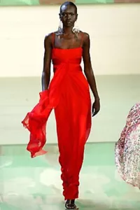 VALENTINO SS03 Runway Vintage Long Dress US8 - Picture 1 of 9