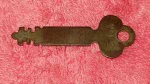 Vintage Yale & Towne USA Flat  Key 2-1/8" Marked 023 UNCLEANED - Picture 1 of 2