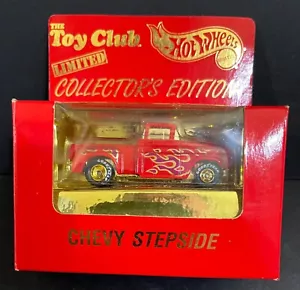 HOT WHEELS Chevy Stepside Toy Club Edizione Limitata da Collezione 1994 Nuovo con scatola - Foto 1 di 6
