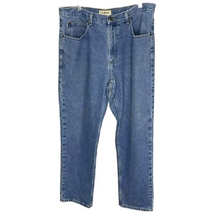 L.L Bean Herrenjeans mittelwasch 100 % Baumwolle normale Passform Größe 36 x 30 - Bild 1 von 11