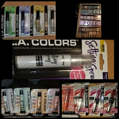 LA.COLORS PRIMERS,CONCEALCORRECT, SETTING SPRAY,PLUMP GLOSS & DUO GLOSS/LIPSTICK - Image 1 of 4