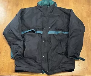 Vintage Wearguard Winter Full Zip Jacket Insulated XL Navy Blue - Picture 1 of 7