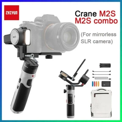 Zhiyun Crane M2 S Combo 3-Axis Gimbal for Smartphone Mirrorless DSLR Camera - Image 1 of 4