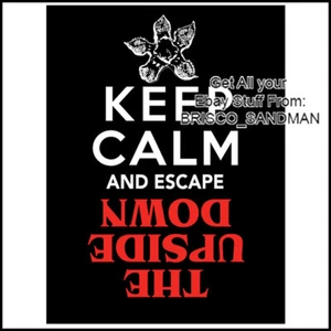 Fridge Fun Refrigerator Magnet STRANGER THINGS -Keep Calm Escape the Upside Down - Imagen 1 de 3