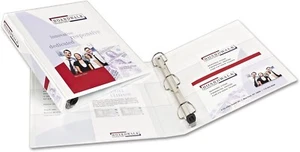 Avery Schwerlast Ansicht Ordner mit Verriegelung 1-Touch EZD Ringe 1" Kappe weiß 79199 (S) - Bild 1 von 18