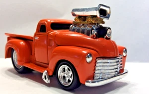 MUSCLE MACHINES 1953 CHEVY PICKUP 1/64 DIE CAST - - 53 CHEVY - BLOWER - Picture 1 of 4