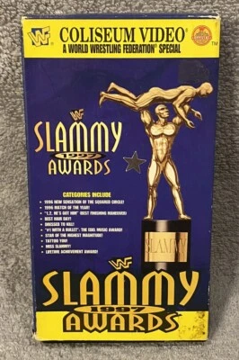 WWF: Slammy Awards 1997 VHS WWE Coliseum Video Tape Undertaker Mankind The Rock - Image 1 of 4