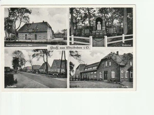 ALTJÜHRDEN i.O...., Gruß aus....4 Ans. u.a.  Ehrenmal, Schule....s/w AK kl - Bild 1 von 2