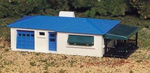 NEW Bachmann HO Plasticville USA RANCH HOUSE Building Kit 45154 *Ships Quick - Picture 1 of 3