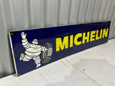 MICHELIN MAN METAL SIGN PERFECT WITH TYRES 800 X 200 MM - image 1 of 2