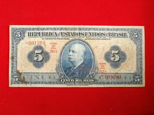 Brésil - Brazil 5 Mil Reis 1925 Pick 29b TB / F ! - Imagen 1 de 2