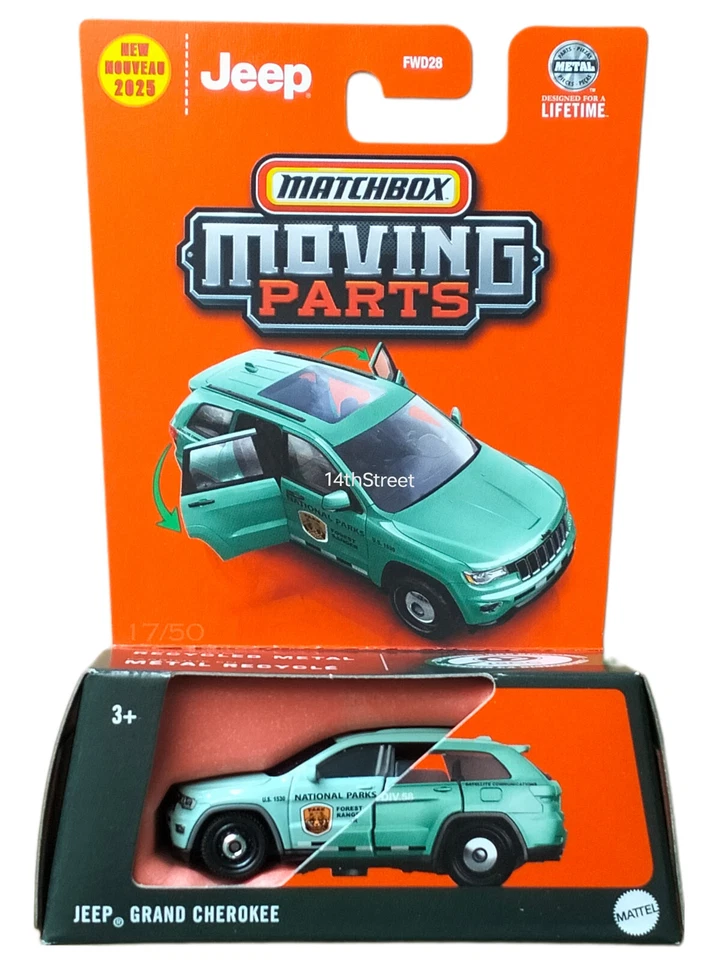 2025 Matchbox Moving Parts #17/50 - Jeep Grand Cherokee - Image 1 of 1