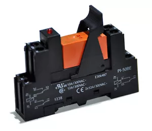 ContaClip Plug-in Koppelrelais PRSU 2/24V DC 15171.2 Relais 2 Wechsler NEU - Bild 1 von 1
