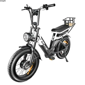 2000W Dual motor Electric bicycle Dual battery 20"City Commuter E-bike for adult - Picture 1 of 17