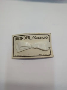 Vintage Hair Grip 1950s PIN-UP HAIR Rockabilly white New Old Stock Carded - Picture 1 of 6