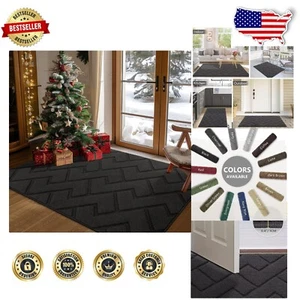 Durable Indoor/Outdoor Doormat 36"x59" - Machine Washable and Moisture-Absorbent - Picture 1 of 10