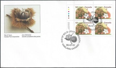 🍁Canada   #1366 ULpb  "GRAVENSTEIN APPLE"    Brand New 1995  First Day Cover - Image 1 of 2