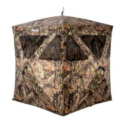 Ameristep Care Taker Mossy Oak Small Ground Blind with Rugged Spider Hub Frame - Image 1 of 3