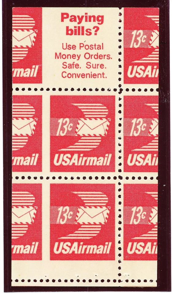 C79a Miscut & Inverted booklet pane - MAJOR DOUBLE ERROR !! - Image 1 of 1