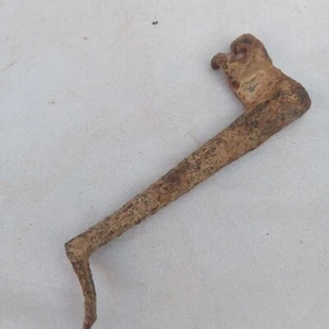 Antik Vintage Eisen Schlüssel Skelett Echo Metall Kerker oder Safe Teil eines Stückes - Bild 1 von 12