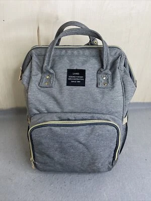 Authentic LAND Mommy Baby MOKALOO Diaper Bag Maternity Backpack - Image 1 of 4