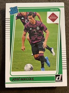 2021-22 Donruss Soccer FIFA Qatar Base Rated Rookies #183 Jose Macias - Mexico