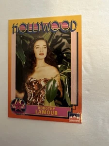 Hollywood Walk of Fame Trading Card #27 Dorothy Lamour Starline 1991 - Picture 1 of 3