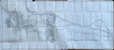 Original 1852 Stansbury UTAH TERRITORY & GREAT PLAINS Exploration and Survey Map - Image 1 of 4