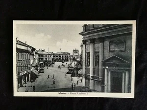 Postkarte Mestre Piazza Umberto I Venedig Animiert LKW E3 - Bild 1 von 1