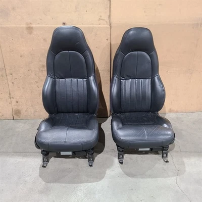 Juego de asientos estándar Corvette C5 97-00 negro OEM Aa7420 VER NOTAS Foto 1 de 4