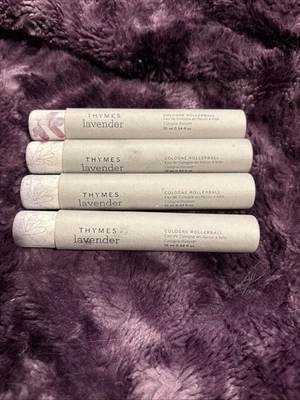 Rollerball colonia lavanda Thymes .34 OZ NUEVO EN PAQUETE Foto 1 de 2