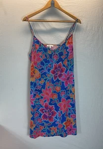 Johnny Was Nightgown /Slip Dress Floral Sz LG Brigitte jersey lounge - Picture 1 of 6