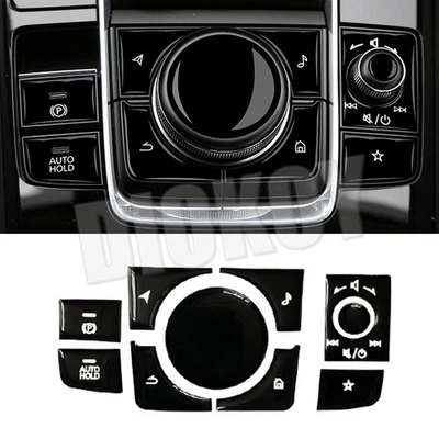 10 шт отделки крышек мультимедийных кнопок центральной консоли для Mazda 3 CX-30 2020-2025 - Изображение 1 из 4