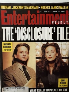 Entertainment Weekly Magazine Dec 16, 1994 Demi Moore-Michael Douglas  - Picture 1 of 1