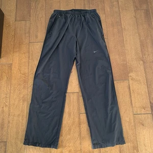 Nike DRI FIT Joggers Uomo Taglia L Pantalone Nero Tasche con Cerniera - Foto 1 di 7